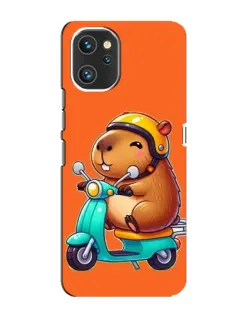Чехол для UMIDIGI A13 Pro с картинкой «Капибара на скутере»