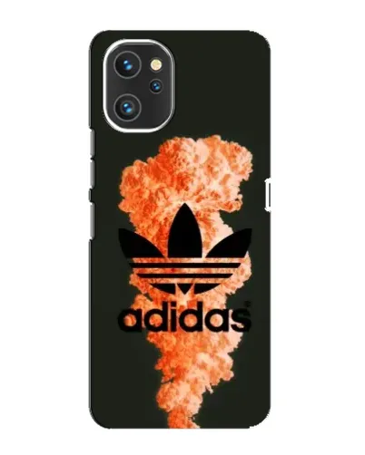 Чехол для UMIDIGI A13 с картинкой «Оранжевый дым Adidas»