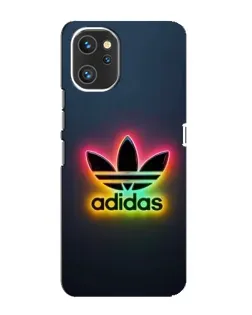 Чехол для UMIDIGI A13 с картинкой «Неоновый Adidas»