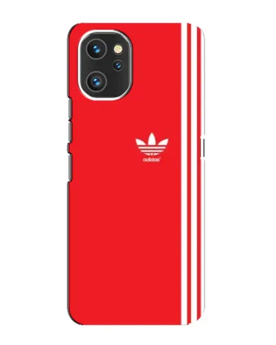Чехол для UMIDIGI A13 с картинкой «Красный минимализм Adidas»