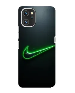 Чехол для UMIDIGI A13 с картинкой «Неоновый контур Nike»