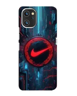 Чехол для UMIDIGI A13 с картинкой «Техногенный стиль Nike»