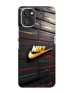 Чехол для UMIDIGI A13 с картинкой «Золотой Nike на металле»