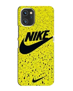 Чехол для UMIDIGI A13 с картинкой «Желтый текстурный Nike»