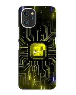 Чехол для UMIDIGI A13 с картинкой «Nike — золотая искра»