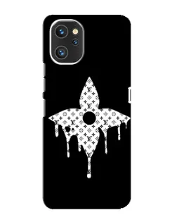 Чехол для UMIDIGI A13 с картинкой «Цветочная монограмма»