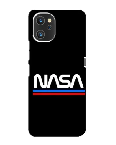 Чехол для UMIDIGI A13 с картинкой «NASA — классика Red Blue»