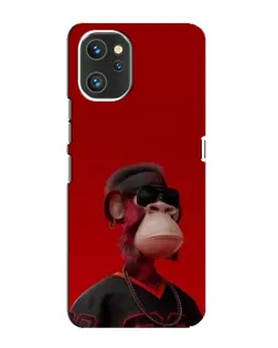Чехол для UMIDIGI A13 с картинкой «Bored Ape в красном»