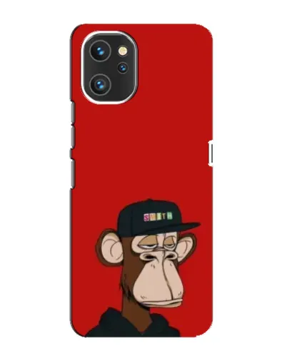 Чехол для UMIDIGI A13 с картинкой «Bored Ape — красный фон» Чехол для UMIDIGI A13 с картинкой «Bored Ape — красный фон»