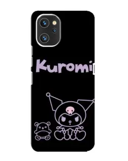 Чехол для UMIDIGI A13 с картинкой «Kuromi — черный минимализм»