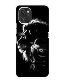 Чехол для UMIDIGI A13 с картинкой «BMW и лев»