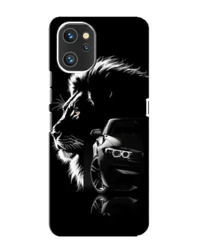 Чехол для UMIDIGI A13 с картинкой «BMW и лев» Чехол для UMIDIGI A13 с картинкой «BMW и лев»