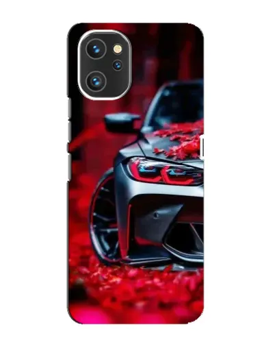 Чехол для UMIDIGI A13 с картинкой «Спортивная BMW и цветы» Чехол для UMIDIGI A13 с картинкой «Спортивная BMW и цветы»