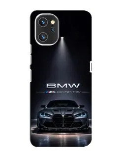 Чехол для UMIDIGI A13 с картинкой «BMW сквозь ночной город»