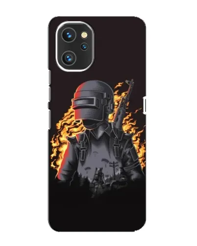 Чехол для UMIDIGI A13 с картинкой «PUBG — огненный силуэт» Чехол для UMIDIGI A13 с картинкой «PUBG — огненный силуэт»