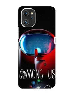 Чохол для UMIDIGI A13 з картинкою «Червоний імпостер — макро»