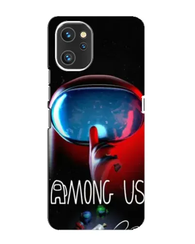 Чохол для UMIDIGI A13 з картинкою «Червоний імпостер — макро»