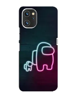 Чохол для UMIDIGI A13 з картинкою «Among Us неон-арт»