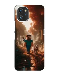 Чехол для UMIDIGI A13 с картинкой «Стив в лесу»