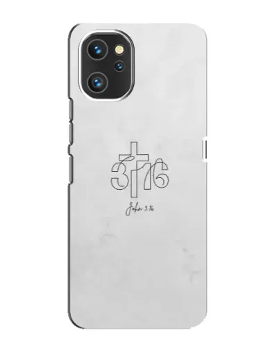 Чехол для UMIDIGI A13 с картинкой «Иоанна 3:16 Крест»