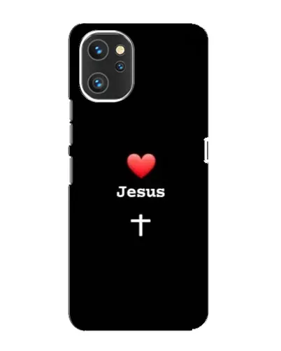Чехол для UMIDIGI A13 с картинкой «Сердце - Jesus»