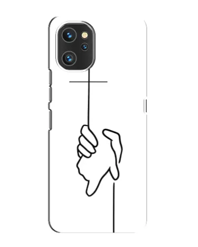 Чехол для UMIDIGI A13 с картинкой «Рука держит»