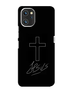 Чехол для UMIDIGI A13 с картинкой «Графический крест Jesus» Чехол для UMIDIGI A13 с картинкой «Графический крест Jesus»