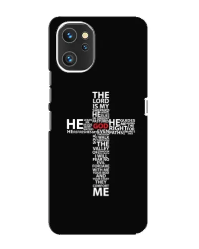 Чехол для UMIDIGI A13 с картинкой «Текстовый крест» Чехол для UMIDIGI A13 с картинкой «Текстовый крест»