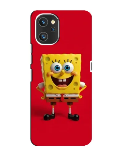 Чехол для UMIDIGI A13 с картинкой «Спанч Боб на красном»
