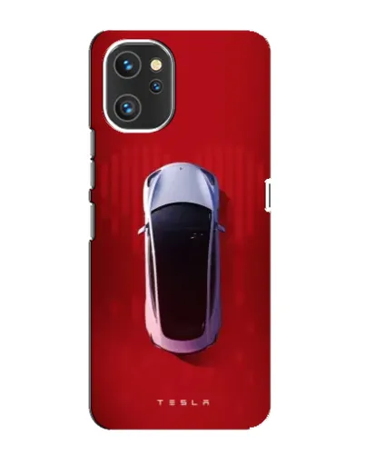 Чехол для UMIDIGI A13 с картинкой «Tesla Top View»
