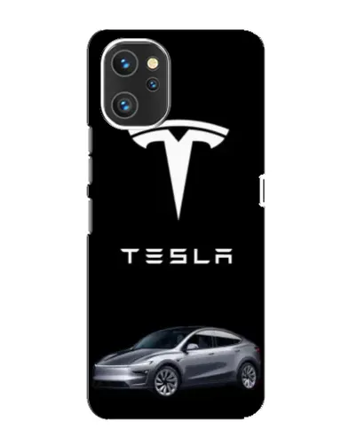 Чехол для UMIDIGI A13 с картинкой «Tesla Model Y»