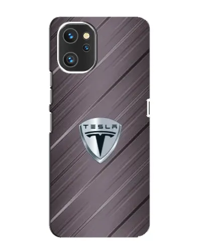 Чехол для UMIDIGI A13 с картинкой «Металлическая текстура Tesla»