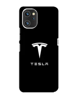 Чохол для UMIDIGI A13 з картинкою «Tesla White Logo»