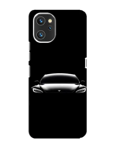 Чехол для UMIDIGI A13 с картинкой «Фары Tesla Night»