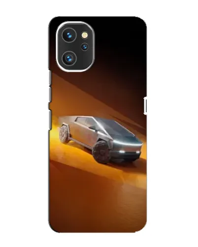 Чехол для UMIDIGI A13 с картинкой «Cybertruck в пустыне»