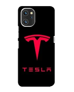 Чохол для UMIDIGI A13 з картинкою «Tesla Red Logo»