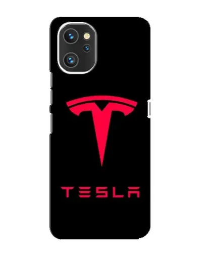 Чехол для UMIDIGI A13 с картинкой «Tesla Red Logo»