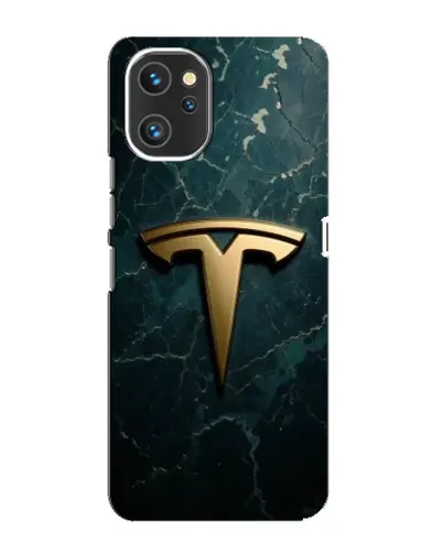 Чехол для UMIDIGI A13 с картинкой «Мраморная Tesla Gold»