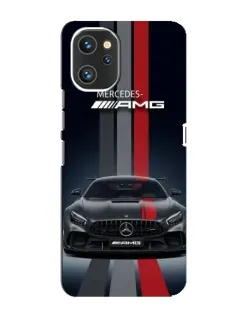 Чохол для UMIDIGI A13 з картинкою «Mercedes — білий карбон»