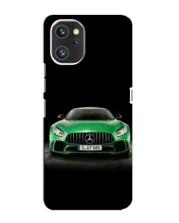 Чехол для UMIDIGI A13 с картинкой «Mercedes — неоновый лого»