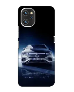 Чехол для UMIDIGI A13 с картинкой «Ночной Mercedes EQ»