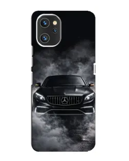 Чехол для UMIDIGI A13 с картинкой «Mercedes в дыму»