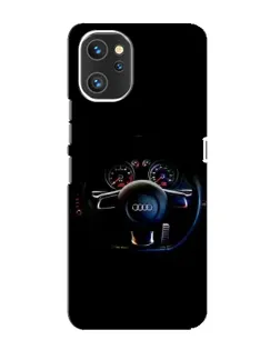 Чохол для UMIDIGI A13 з картинкою «Салон Audi — кермо»