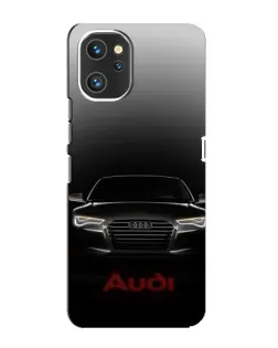 Чехол для UMIDIGI A13 с картинкой «Audi — градиентный контур»