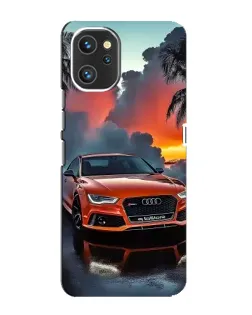 Чехол для UMIDIGI A13 с картинкой «Audi — закат»