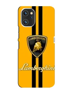 Чохол для UMIDIGI A13 з картинкою «Lamborghini Stripe жовтий»