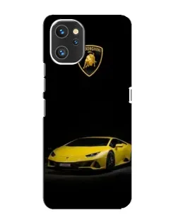 Чохол для UMIDIGI A13 з картинкою «Lamborghini жовтий акцент»