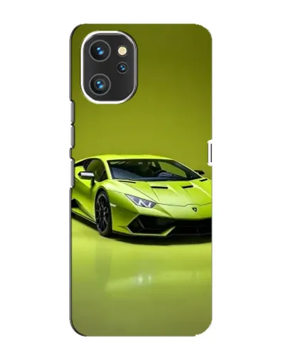 Чохол для UMIDIGI A13 з картинкою «Салатовий Lamborghini Huracan»