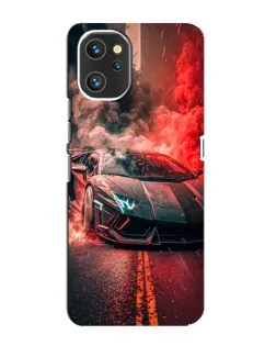 Чохол для UMIDIGI A13 з картинкою «Lamborghini червоний дим»