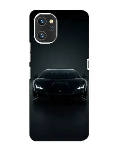 Чохол для UMIDIGI A13 з картинкою «Чорний Lamborghini Aventador»